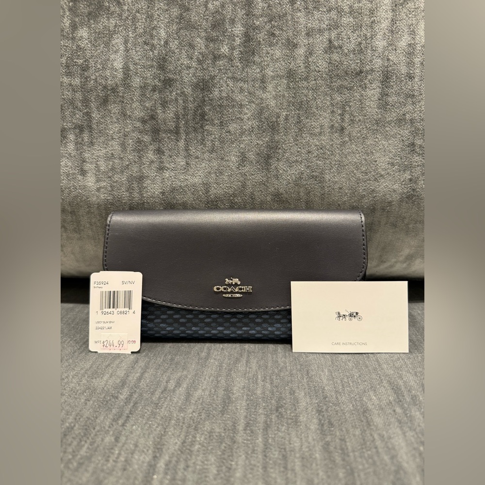 COACH SLIM ENVELOPE WALLET WITH LEGACY PRINT